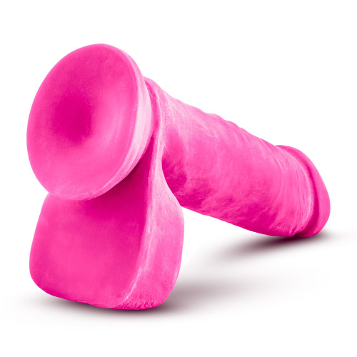 Au Natural - Bold - Hero - 8 Inch Dildo - Pink  5