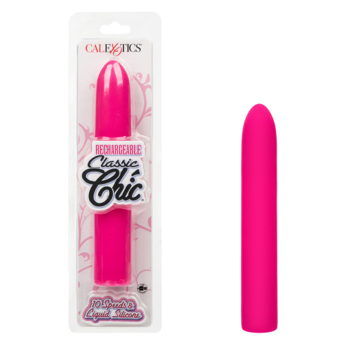 Rechargeable Classic Chic Standard Vibrator - Pink  4