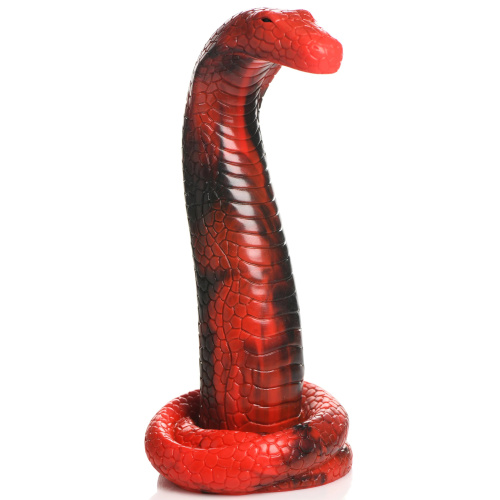 King Cobra King Cobra Silicone Dildo - Red  3