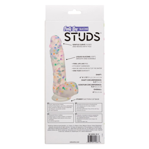 Party Boy Silicone Studs 6"/15.25 Cm