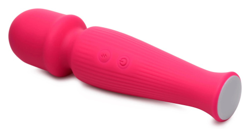 Silicone Wand Massager - Magenta  2