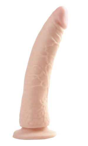 Basix Rubber Works - Slim 7 Inch With Suction Cup - Flesh  2