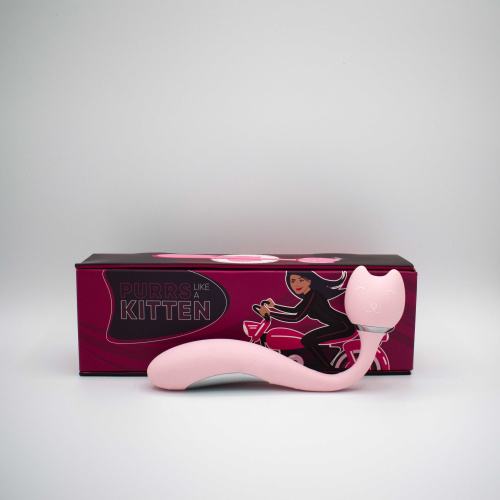 Purrs Like a Kitten Wand Vibrator - Pink  5