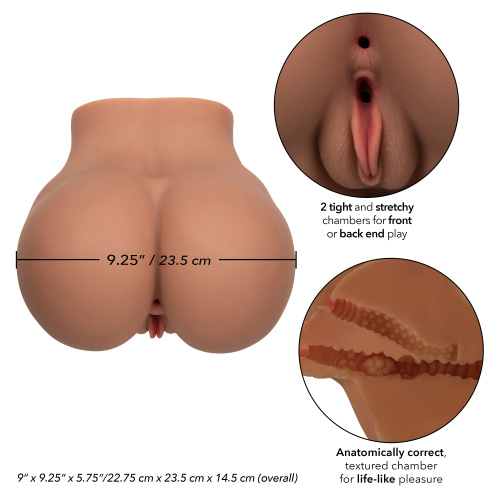 Stroke It Bbl Booty - Brown  3