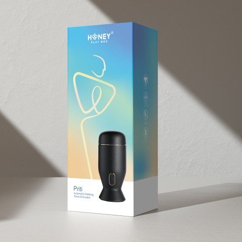Priti - Automatic Rotating Penis Stimulator - Black  4