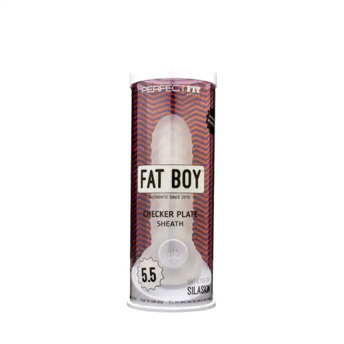 Fat Boy Checker Box Sheath 5.5 in Clear  2