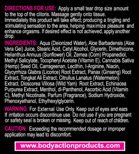 Hempleasure for Women 0.5 Oz 15 ml  2