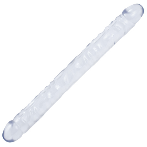 Crystal Jellies 18 Inch Double Dong - Clear  2