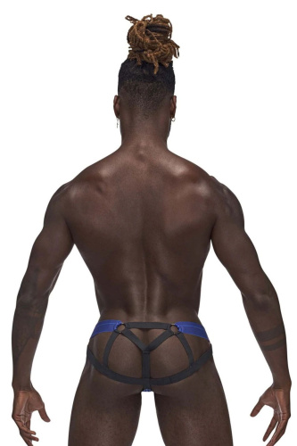 Sexagon Strappy Ring Jock - Small/medium - Royal  3