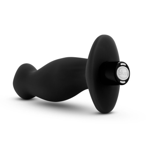 Anal Adventures- Platinum- Silicone Vibrating Prostate Massager 02-Black  3