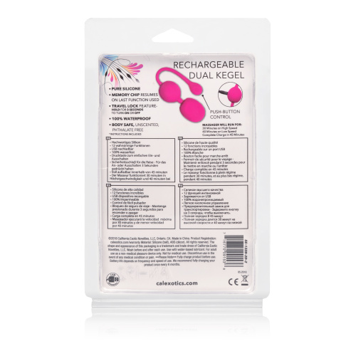 Rechargeable Dual Kegel - Pink  2