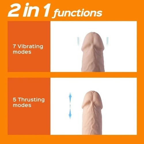 Kenzo-App Controlled 9.5" Big Realistic -  Thrusting Dildo  4