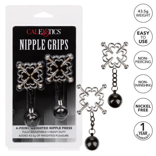 Nipple Grips 4-Point Weighted Nipple Press  2