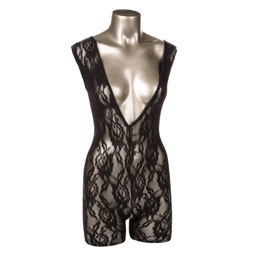 Scandal Lace Body Suit - One Size - Black  3
