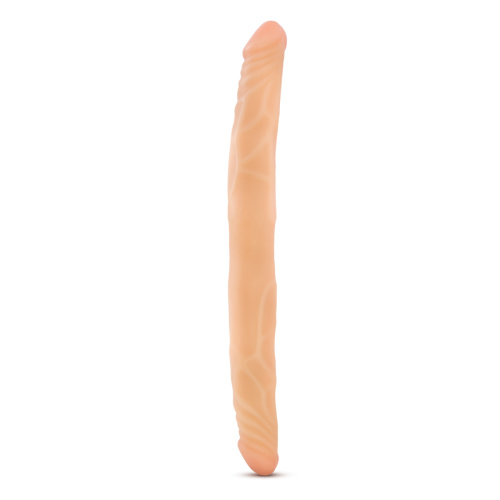 B Yours 14 Inch Double Dildo - Beige  2
