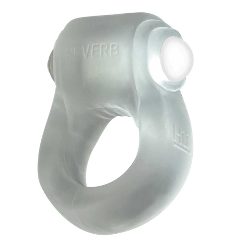 Glowdick Cockring With Led - Clear Ice  3