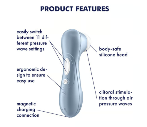 Satisfyer Pro 2 - Air Pulse Stimulator - Blue  2