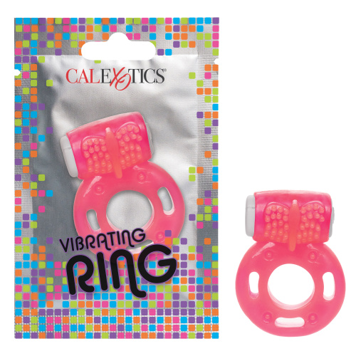 Foil Pack Vibrating Ring - Pink  3