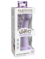 Dillio Platinum - Secret Explorer 6 Inch Dildo - Purple