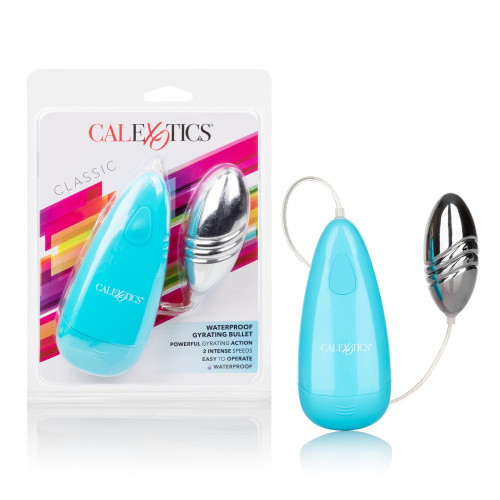 Waterproof Gyrating Bullet - Blue  3