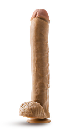 Dr. Skin - Dr. Michael - 14 Inch Dildo With Balls  Tan  5