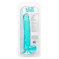 Size Queen 10 inch/25.5 Cm - Blue