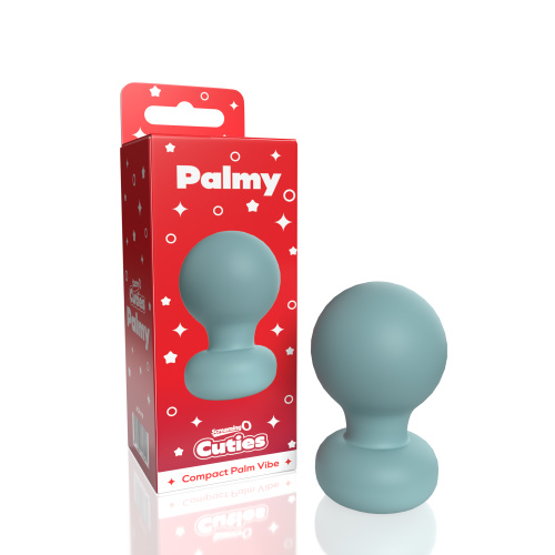 Screaming O Cuties Palmy Palm Vibrator - Powder Blue  3