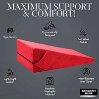 Xl-Love Cushion Large Wedge Pillow - Red