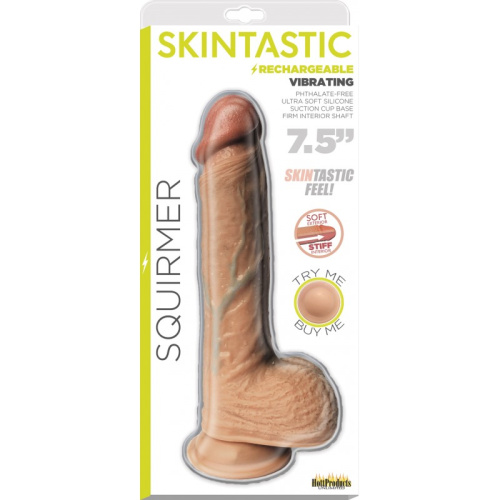 Squirmer - Skintastic Series Rechargeable - 7.5 Inch  2