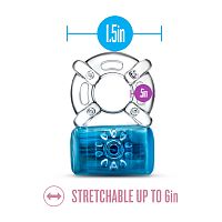 Play With Me - One Night Stand Vibrating C-Ring -  Blue