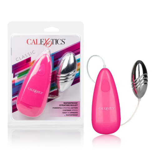 Waterproof Gyrating Bullet - Pink  3