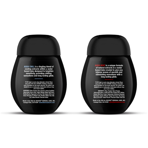 Sensation Kit Cooling and Warming Intimate Lubricants 1.5 Fl Oz  2