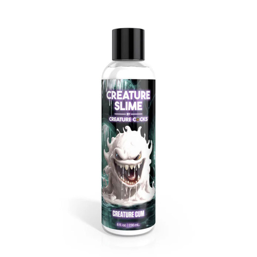 8oz Creature Slime Creature Cum Unscented Jizz  - Lubricant - Clear  4