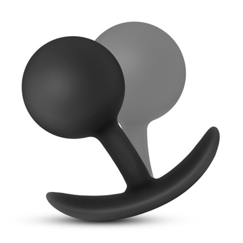Anal Adventures - Platinum - Silicone Vibra Plug  - Black  5