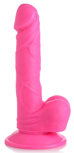 Pop Pecker 6.5 Inch Dildo With Balls - Pink  5