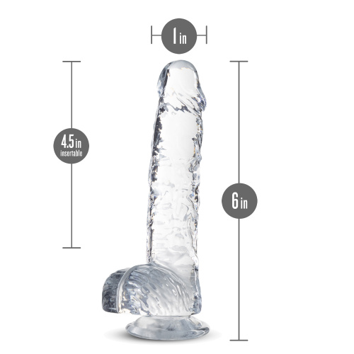 Naturally Yours - 6 Inch Crystalline Dildo -  Diamond  5