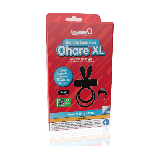 Screaming O Remote Controlled Ohare XL Vibrating  Ring - Black  3