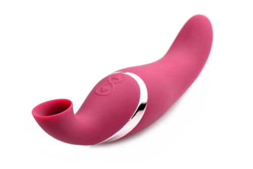 Shegasm Intense 2 in 1 Clit Stimulator - Pink  4