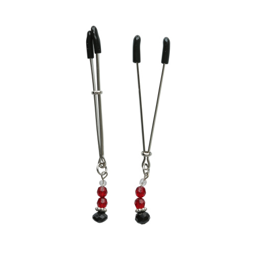 Sex and Mischief Ruby Black Nipple Clips  2
