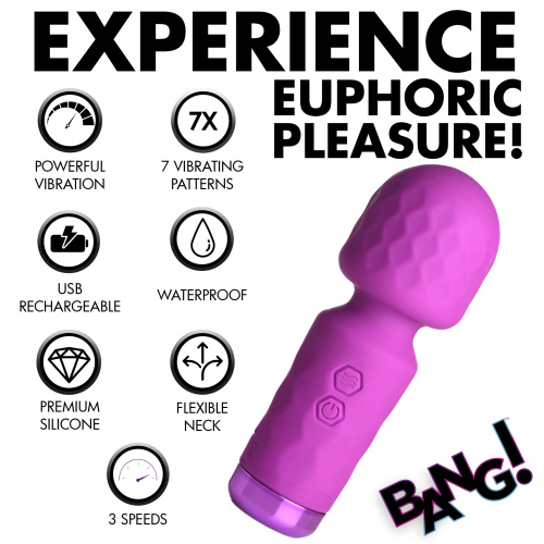 10x Mini Silicone Wand - Purple  4