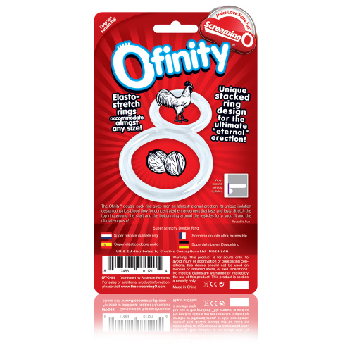 Ofinity Double Ring - Clear  5