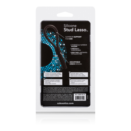 Silicone Stud Lasso - Black  2