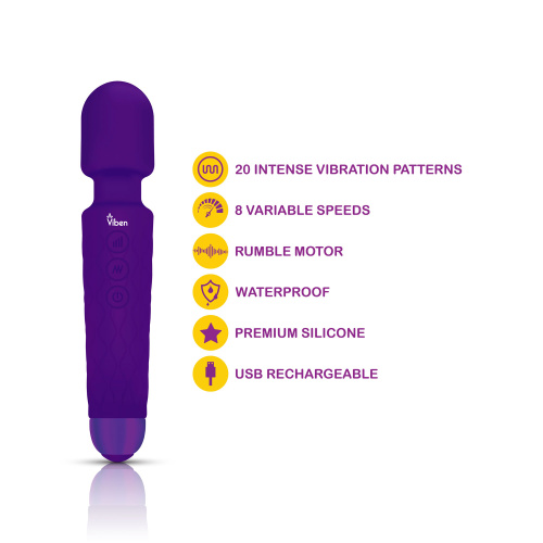 Tempest Wand Massager - Violet  3