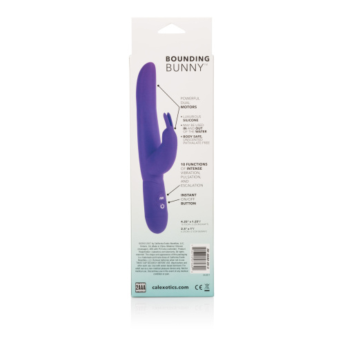 Posh 10-Function Silicone Bounding Bunny - Purple  2