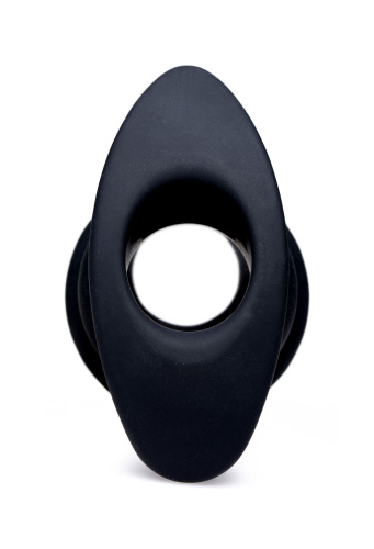 Hive Ass Tunnel Silicone Ribbed Hollow Anal Plug - Medium  4
