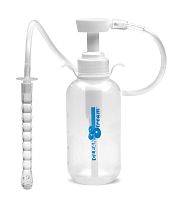 Pump Action Enema Bottle With Nozzle