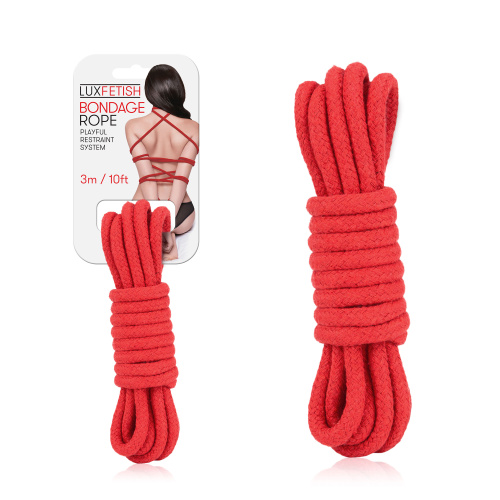 Sexy Bondage Rope 3m / 10ft - Red  4