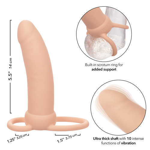 Performance Maxx Rechargeable Thick Dual Penetrator - Ivory  4