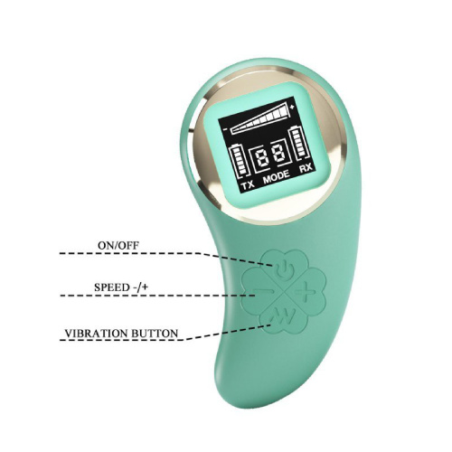 Mina Vibrating Remote Control Egg - Turquoise  4