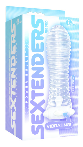 The 9's Vibrating Sextenders - Ribbed  2